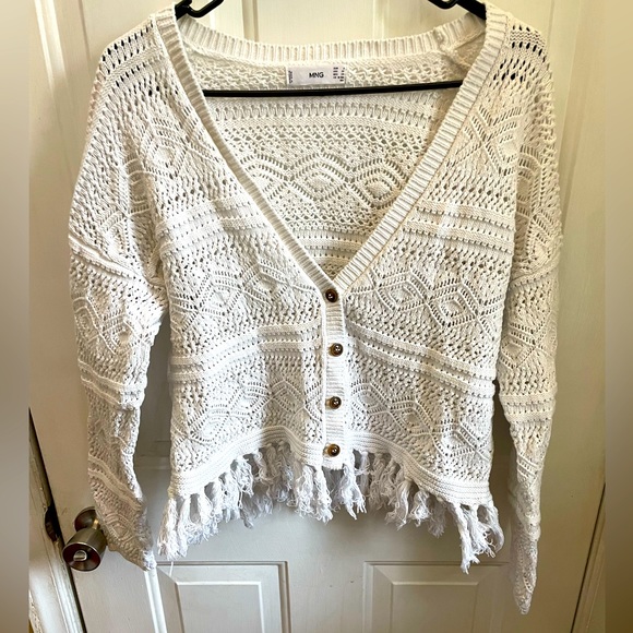 Sweaters - Handmade crochet cardigan Mango